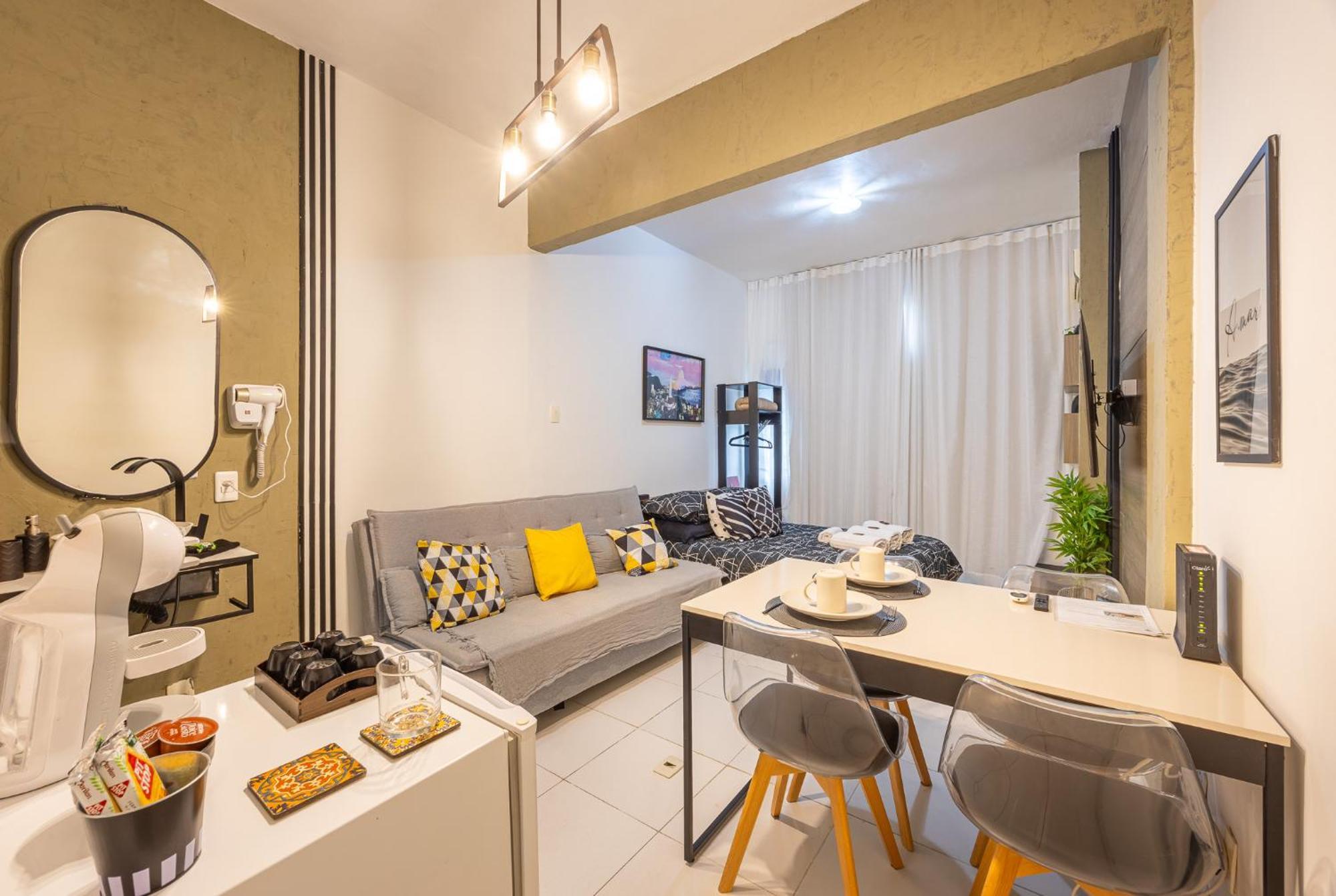 Apartment Estudio No Coracao De Copa- 5 Minutos Da *